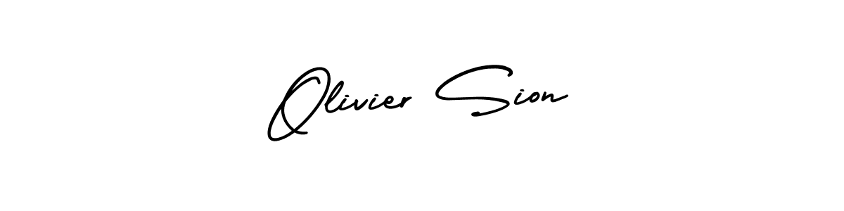 Design your own signature with our free online signature maker. With this signature software, you can create a handwritten (AmerikaSignatureDemo-Regular) signature for name Olivier Sion. Olivier Sion signature style 3 images and pictures png