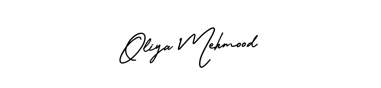 Best and Professional Signature Style for Oliya Mehmood. AmerikaSignatureDemo-Regular Best Signature Style Collection. Oliya Mehmood signature style 3 images and pictures png