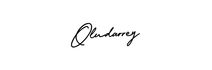 Make a beautiful signature design for name Oludarrey. With this signature (AmerikaSignatureDemo-Regular) style, you can create a handwritten signature for free. Oludarrey signature style 3 images and pictures png