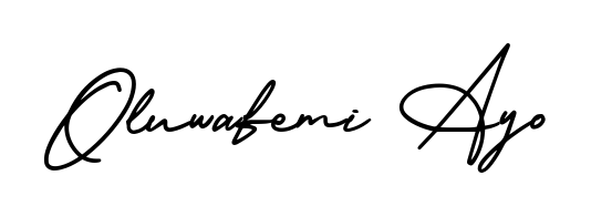 How to make Oluwafemi Ayo signature? AmerikaSignatureDemo-Regular is a professional autograph style. Create handwritten signature for Oluwafemi Ayo name. Oluwafemi Ayo signature style 3 images and pictures png