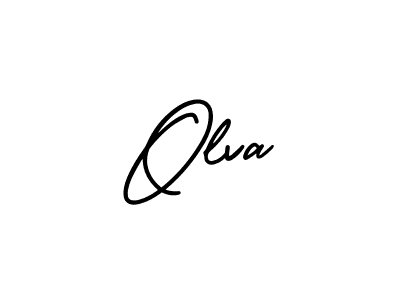 How to make Olva signature? AmerikaSignatureDemo-Regular is a professional autograph style. Create handwritten signature for Olva name. Olva signature style 3 images and pictures png