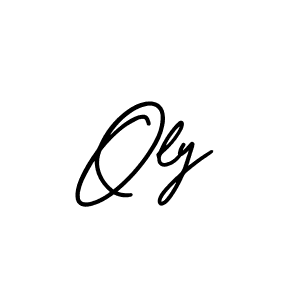 Design your own signature with our free online signature maker. With this signature software, you can create a handwritten (AmerikaSignatureDemo-Regular) signature for name Oly. Oly signature style 3 images and pictures png