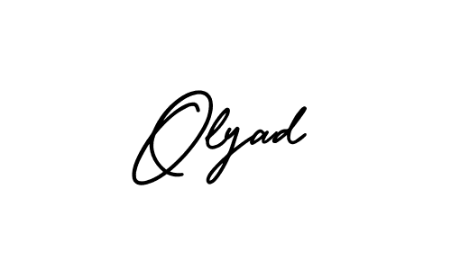 AmerikaSignatureDemo-Regular is a professional signature style that is perfect for those who want to add a touch of class to their signature. It is also a great choice for those who want to make their signature more unique. Get Olyad name to fancy signature for free. Olyad signature style 3 images and pictures png