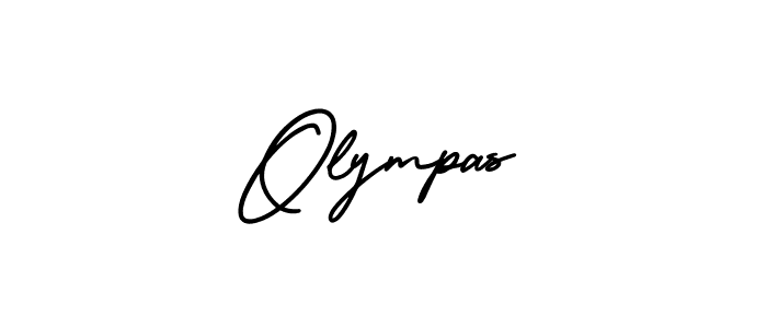 Use a signature maker to create a handwritten signature online. With this signature software, you can design (AmerikaSignatureDemo-Regular) your own signature for name Olympas. Olympas signature style 3 images and pictures png