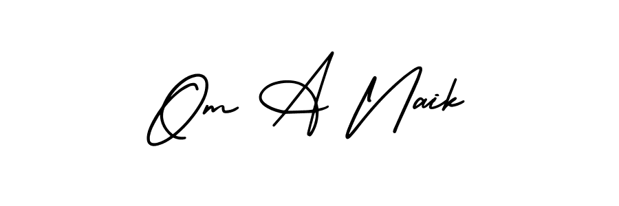 Check out images of Autograph of Om A Naik name. Actor Om A Naik Signature Style. AmerikaSignatureDemo-Regular is a professional sign style online. Om A Naik signature style 3 images and pictures png