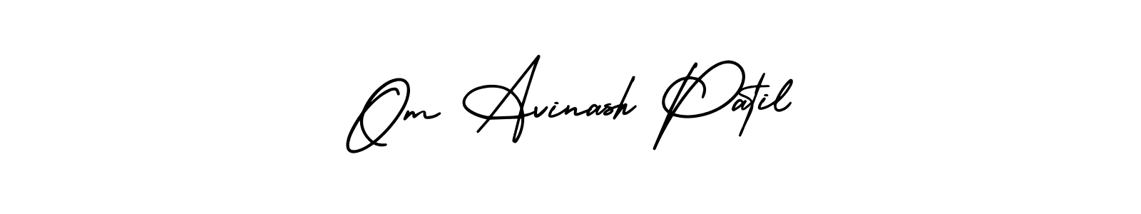 Also we have Om Avinash Patil name is the best signature style. Create professional handwritten signature collection using AmerikaSignatureDemo-Regular autograph style. Om Avinash Patil signature style 3 images and pictures png
