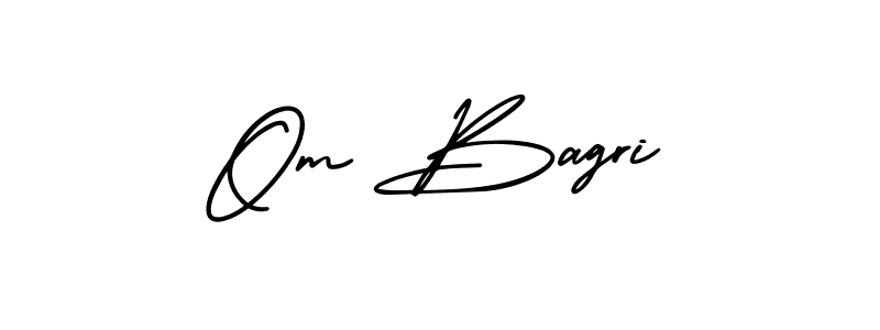 It looks lik you need a new signature style for name Om Bagri. Design unique handwritten (AmerikaSignatureDemo-Regular) signature with our free signature maker in just a few clicks. Om Bagri signature style 3 images and pictures png