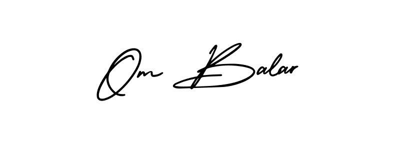Make a beautiful signature design for name Om Balar. Use this online signature maker to create a handwritten signature for free. Om Balar signature style 3 images and pictures png