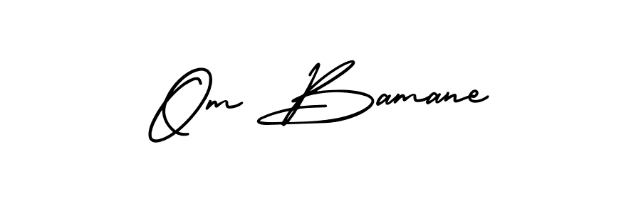 Here are the top 10 professional signature styles for the name Om Bamane. These are the best autograph styles you can use for your name. Om Bamane signature style 3 images and pictures png