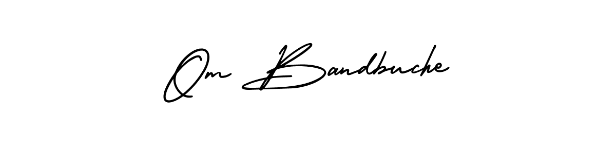 Design your own signature with our free online signature maker. With this signature software, you can create a handwritten (AmerikaSignatureDemo-Regular) signature for name Om Bandbuche. Om Bandbuche signature style 3 images and pictures png