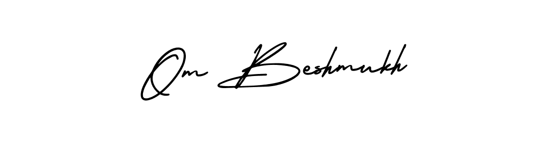 Best and Professional Signature Style for Om Beshmukh. AmerikaSignatureDemo-Regular Best Signature Style Collection. Om Beshmukh signature style 3 images and pictures png