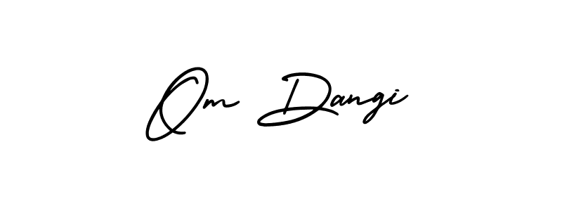 if you are searching for the best signature style for your name Om Dangi. so please give up your signature search. here we have designed multiple signature styles  using AmerikaSignatureDemo-Regular. Om Dangi signature style 3 images and pictures png