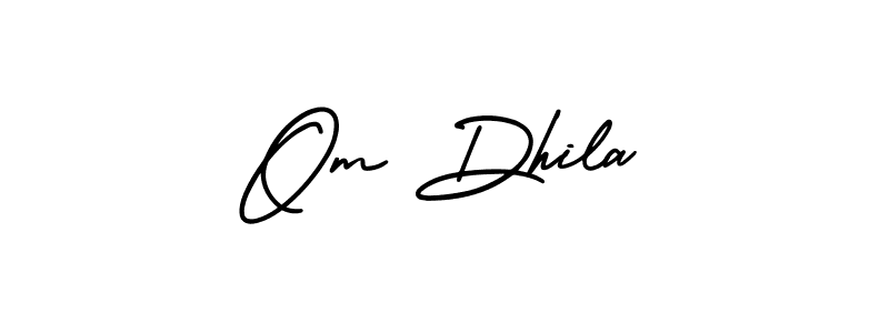 Check out images of Autograph of Om Dhila name. Actor Om Dhila Signature Style. AmerikaSignatureDemo-Regular is a professional sign style online. Om Dhila signature style 3 images and pictures png