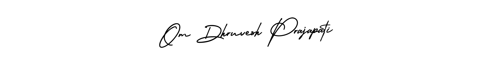 You can use this online signature creator to create a handwritten signature for the name Om Dhruvesh Prajapati. This is the best online autograph maker. Om Dhruvesh Prajapati signature style 3 images and pictures png