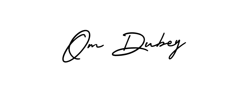 Om Dubey stylish signature style. Best Handwritten Sign (AmerikaSignatureDemo-Regular) for my name. Handwritten Signature Collection Ideas for my name Om Dubey. Om Dubey signature style 3 images and pictures png
