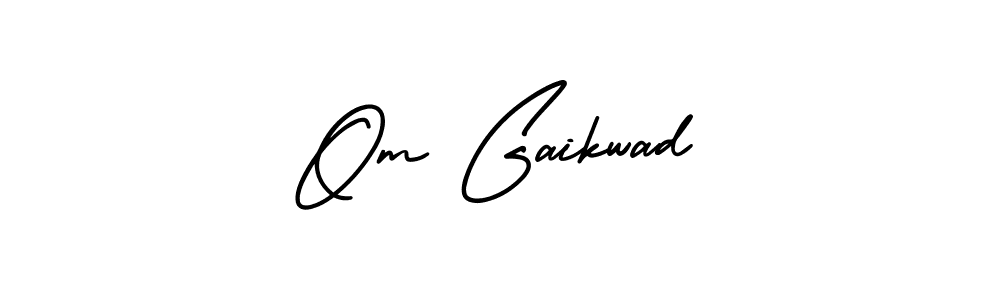 Make a beautiful signature design for name Om Gaikwad. Use this online signature maker to create a handwritten signature for free. Om Gaikwad signature style 3 images and pictures png