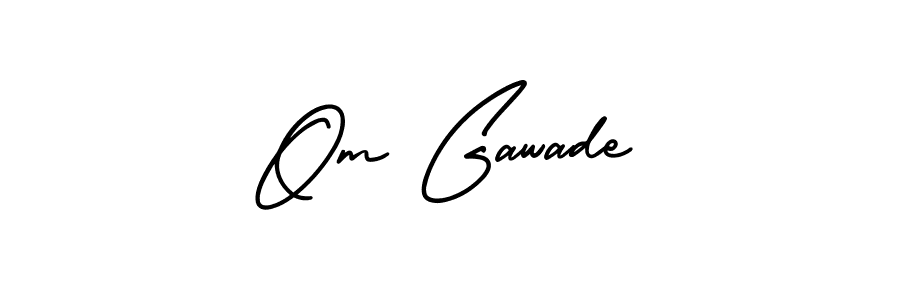 Best and Professional Signature Style for Om Gawade. AmerikaSignatureDemo-Regular Best Signature Style Collection. Om Gawade signature style 3 images and pictures png