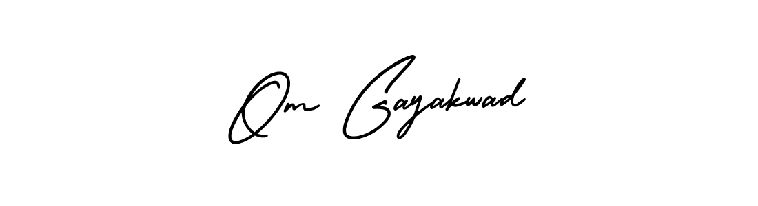 Make a short Om Gayakwad signature style. Manage your documents anywhere anytime using AmerikaSignatureDemo-Regular. Create and add eSignatures, submit forms, share and send files easily. Om Gayakwad signature style 3 images and pictures png