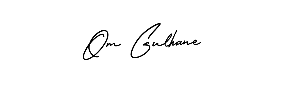 How to Draw Om Gulhane signature style? AmerikaSignatureDemo-Regular is a latest design signature styles for name Om Gulhane. Om Gulhane signature style 3 images and pictures png