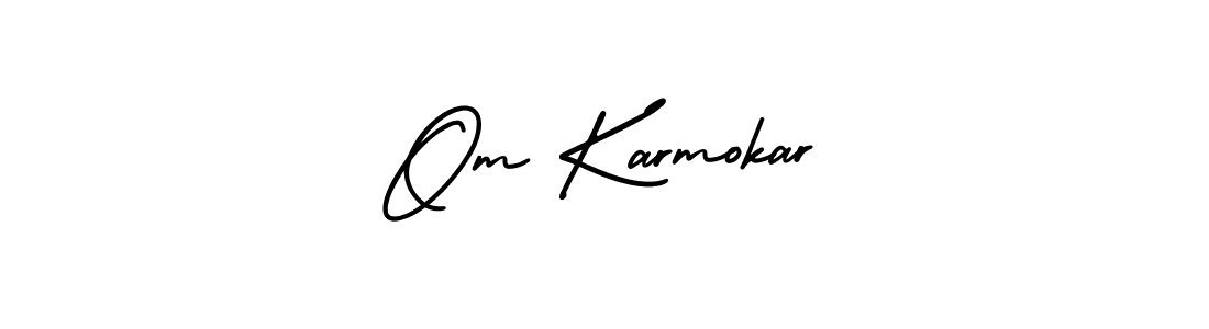 Make a beautiful signature design for name Om Karmokar. Use this online signature maker to create a handwritten signature for free. Om Karmokar signature style 3 images and pictures png