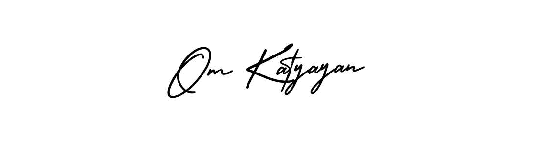 How to make Om Katyayan signature? AmerikaSignatureDemo-Regular is a professional autograph style. Create handwritten signature for Om Katyayan name. Om Katyayan signature style 3 images and pictures png