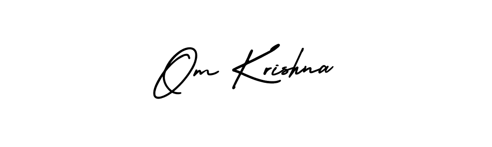 This is the best signature style for the Om Krishna name. Also you like these signature font (AmerikaSignatureDemo-Regular). Mix name signature. Om Krishna signature style 3 images and pictures png