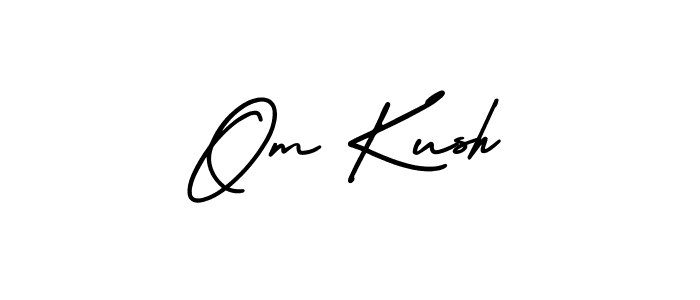 Also we have Om Kush name is the best signature style. Create professional handwritten signature collection using AmerikaSignatureDemo-Regular autograph style. Om Kush signature style 3 images and pictures png