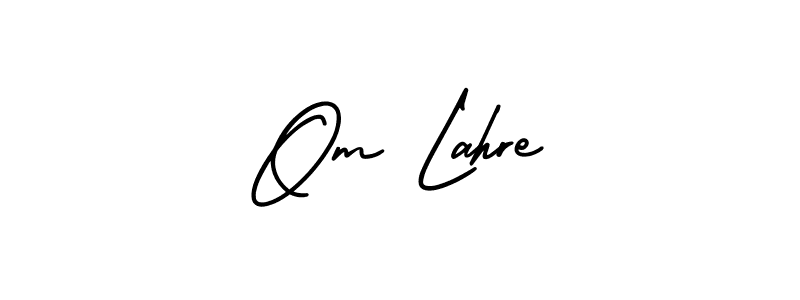 Make a beautiful signature design for name Om Lahre. Use this online signature maker to create a handwritten signature for free. Om Lahre signature style 3 images and pictures png