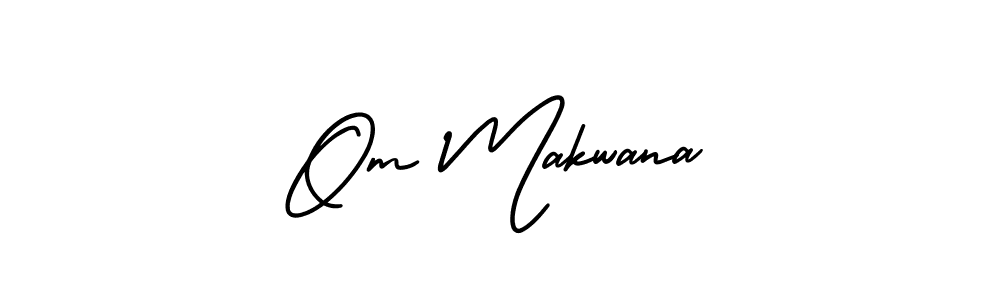 AmerikaSignatureDemo-Regular is a professional signature style that is perfect for those who want to add a touch of class to their signature. It is also a great choice for those who want to make their signature more unique. Get Om Makwana name to fancy signature for free. Om Makwana signature style 3 images and pictures png