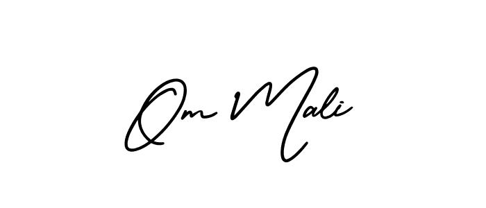 See photos of Om Mali official signature by Spectra . Check more albums & portfolios. Read reviews & check more about AmerikaSignatureDemo-Regular font. Om Mali signature style 3 images and pictures png