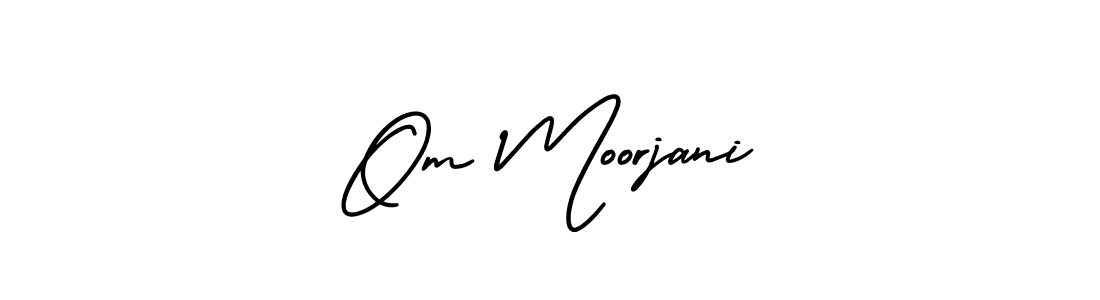 It looks lik you need a new signature style for name Om Moorjani. Design unique handwritten (AmerikaSignatureDemo-Regular) signature with our free signature maker in just a few clicks. Om Moorjani signature style 3 images and pictures png