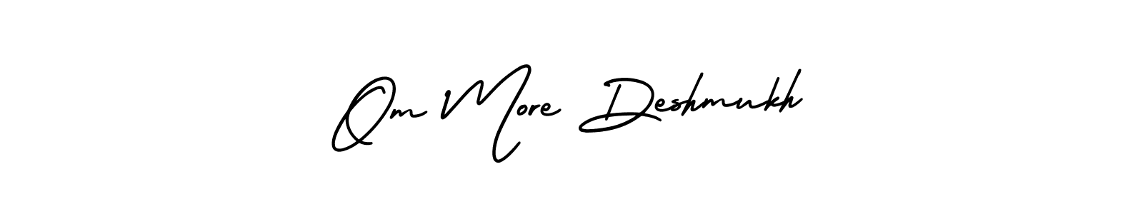 Check out images of Autograph of Om More Deshmukh name. Actor Om More Deshmukh Signature Style. AmerikaSignatureDemo-Regular is a professional sign style online. Om More Deshmukh signature style 3 images and pictures png