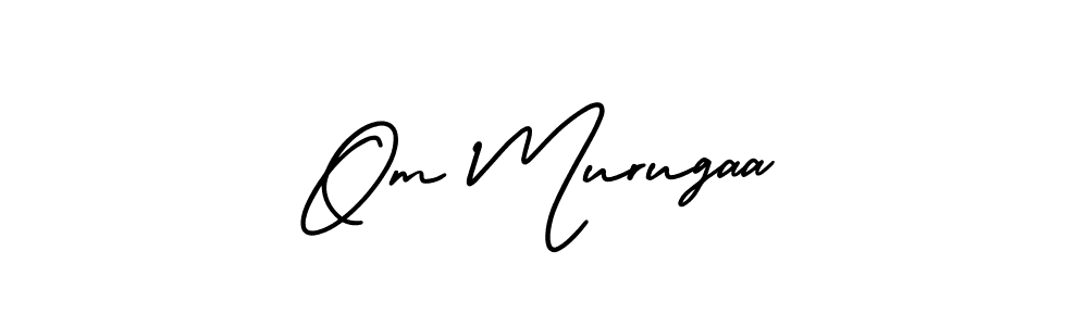 How to make Om Murugaa signature? AmerikaSignatureDemo-Regular is a professional autograph style. Create handwritten signature for Om Murugaa name. Om Murugaa signature style 3 images and pictures png