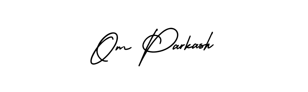 Also we have Om Parkash name is the best signature style. Create professional handwritten signature collection using AmerikaSignatureDemo-Regular autograph style. Om Parkash signature style 3 images and pictures png