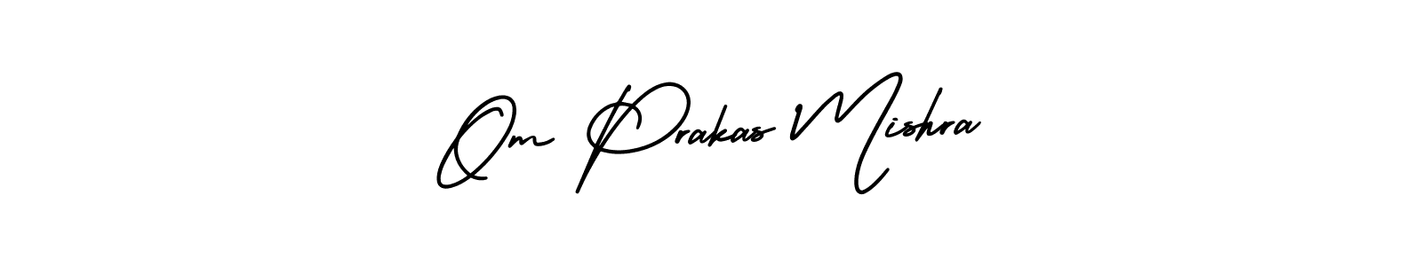 Use a signature maker to create a handwritten signature online. With this signature software, you can design (AmerikaSignatureDemo-Regular) your own signature for name Om Prakas Mishra. Om Prakas Mishra signature style 3 images and pictures png