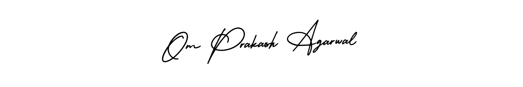 Also You can easily find your signature by using the search form. We will create Om Prakash Agarwal name handwritten signature images for you free of cost using AmerikaSignatureDemo-Regular sign style. Om Prakash Agarwal signature style 3 images and pictures png