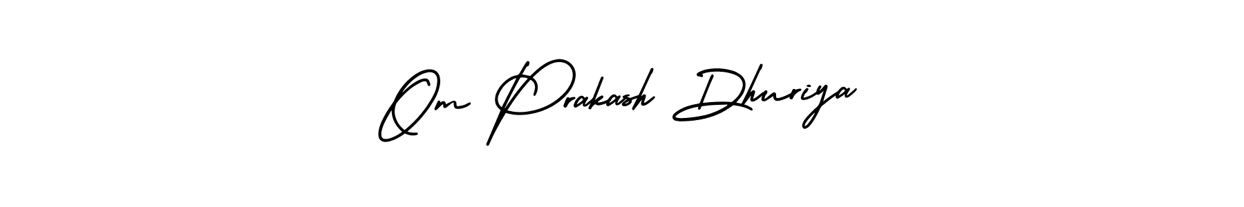 AmerikaSignatureDemo-Regular is a professional signature style that is perfect for those who want to add a touch of class to their signature. It is also a great choice for those who want to make their signature more unique. Get Om Prakash Dhuriya name to fancy signature for free. Om Prakash Dhuriya signature style 3 images and pictures png