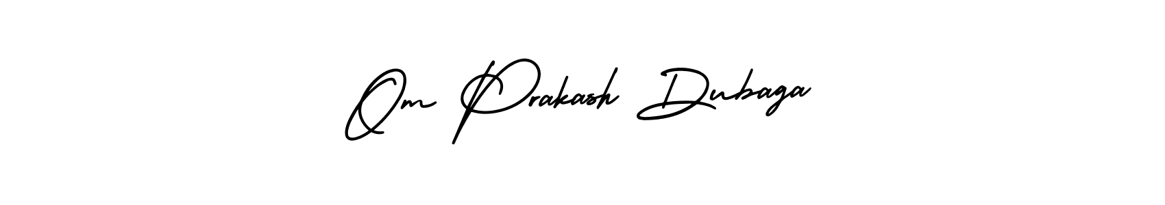 It looks lik you need a new signature style for name Om Prakash Dubaga. Design unique handwritten (AmerikaSignatureDemo-Regular) signature with our free signature maker in just a few clicks. Om Prakash Dubaga signature style 3 images and pictures png