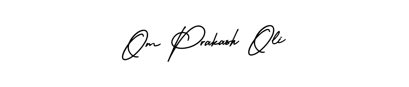 Also we have Om Prakash Oli name is the best signature style. Create professional handwritten signature collection using AmerikaSignatureDemo-Regular autograph style. Om Prakash Oli signature style 3 images and pictures png