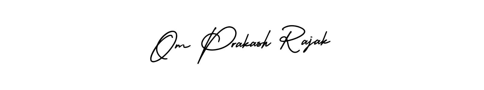 AmerikaSignatureDemo-Regular is a professional signature style that is perfect for those who want to add a touch of class to their signature. It is also a great choice for those who want to make their signature more unique. Get Om Prakash Rajak name to fancy signature for free. Om Prakash Rajak signature style 3 images and pictures png