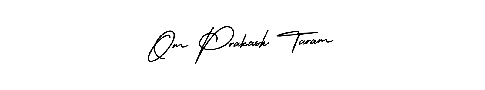 Also You can easily find your signature by using the search form. We will create Om Prakash Taram name handwritten signature images for you free of cost using AmerikaSignatureDemo-Regular sign style. Om Prakash Taram signature style 3 images and pictures png