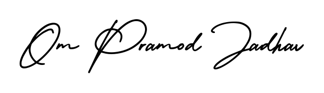 How to make Om Pramod Jadhav name signature. Use AmerikaSignatureDemo-Regular style for creating short signs online. This is the latest handwritten sign. Om Pramod Jadhav signature style 3 images and pictures png