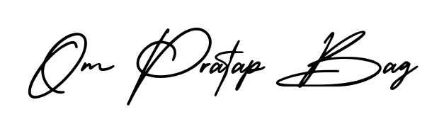 Design your own signature with our free online signature maker. With this signature software, you can create a handwritten (AmerikaSignatureDemo-Regular) signature for name Om Pratap Bag. Om Pratap Bag signature style 3 images and pictures png