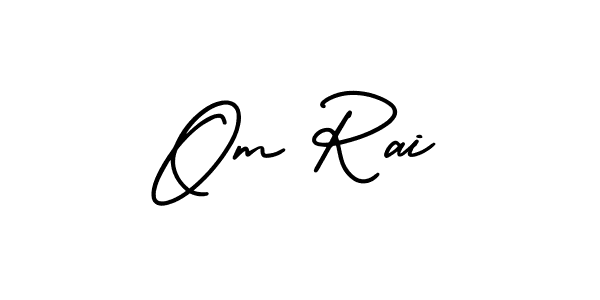 Best and Professional Signature Style for Om Rai. AmerikaSignatureDemo-Regular Best Signature Style Collection. Om Rai signature style 3 images and pictures png