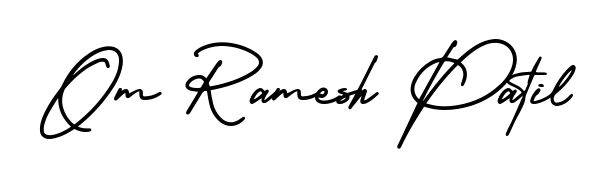 Style your name Om Ramesh Patil with confidence using AmerikaSignatureDemo-Regular signature design. Simple, elegant, and ready for immediate document use. Om Ramesh Patil signature style 3 images and pictures png