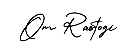 Once you've used our free online signature maker to create your best signature AmerikaSignatureDemo-Regular style, it's time to enjoy signing your documents with Om Rastogi name. Om Rastogi signature style 3 images and pictures png