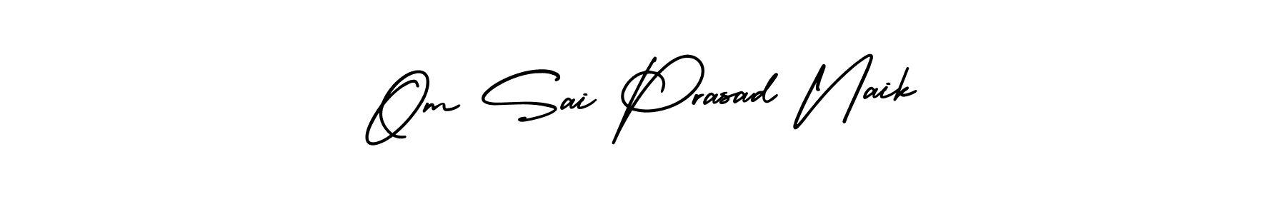Create a beautiful signature design for name Om Sai Prasad Naik. With this signature (AmerikaSignatureDemo-Regular) fonts, you can make a handwritten signature for free. Om Sai Prasad Naik signature style 3 images and pictures png