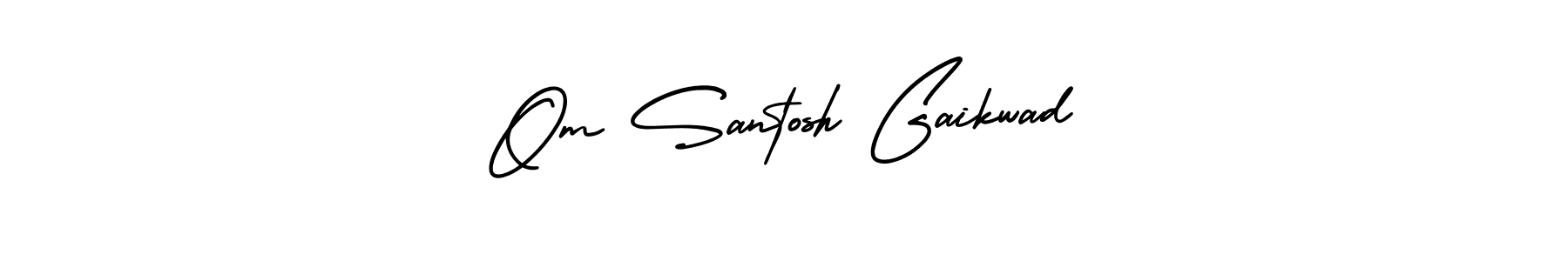 AmerikaSignatureDemo-Regular is a professional signature style that is perfect for those who want to add a touch of class to their signature. It is also a great choice for those who want to make their signature more unique. Get Om Santosh Gaikwad name to fancy signature for free. Om Santosh Gaikwad signature style 3 images and pictures png
