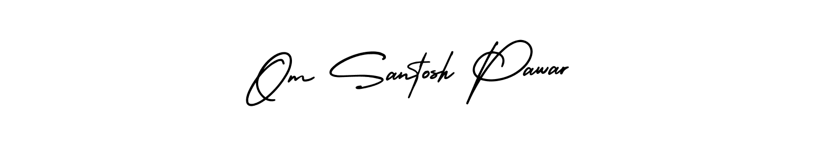How to Draw Om Santosh Pawar signature style? AmerikaSignatureDemo-Regular is a latest design signature styles for name Om Santosh Pawar. Om Santosh Pawar signature style 3 images and pictures png