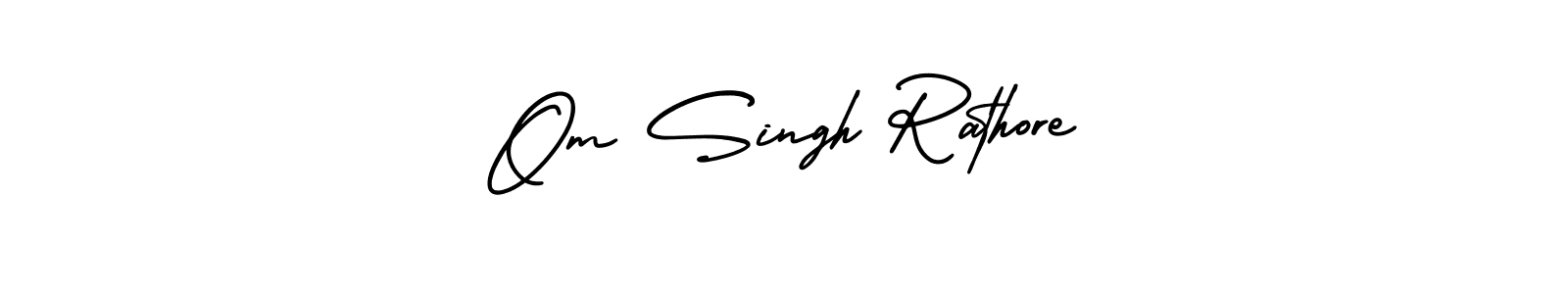 Check out images of Autograph of Om Singh Rathore name. Actor Om Singh Rathore Signature Style. AmerikaSignatureDemo-Regular is a professional sign style online. Om Singh Rathore signature style 3 images and pictures png